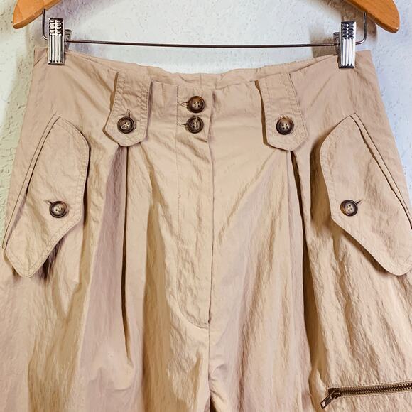 IVAN GRUNDAHL Pants 8 Cargo Utility Unique Oversized‎ Pockets Darted Artsy - Picture 4 of 13